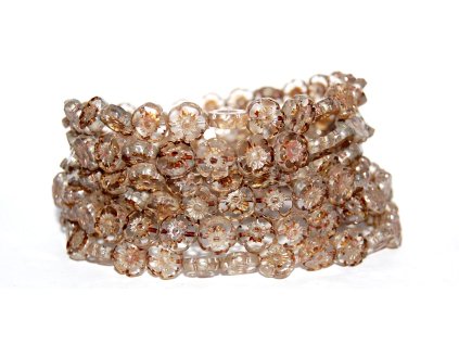 Hawaii flowers 10mm - Table cut beads