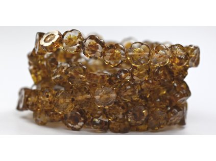 Hawaii flowers 10mm - Table cut beads