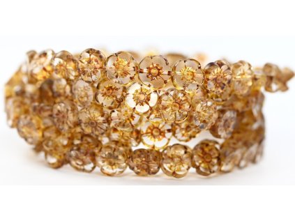 Hawaii flowers 10mm - Table cut beads