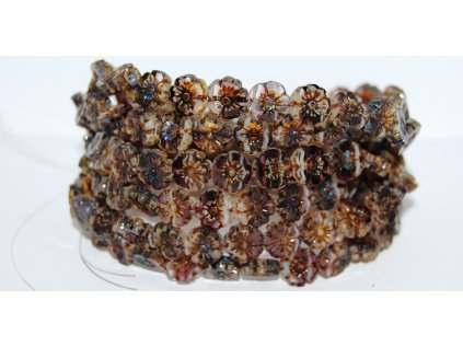 Hawaii flowers 10mm - Table cut beads