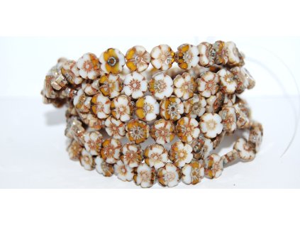 Hawaii flowers 10mm - Table cut beads