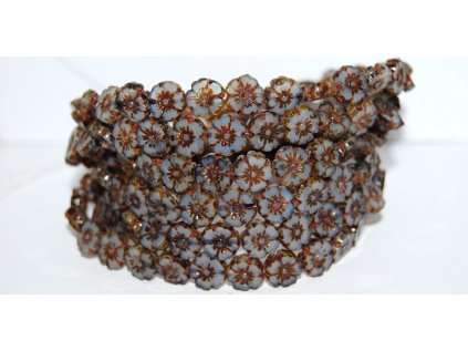 Hawaii flowers 10mm - Table cut beads