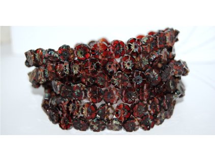 Hawaii flowers 10mm - Table cut beads