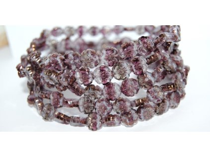 Hawaii flowers 10mm - Table cut beads