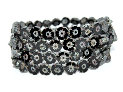 Hawaii flowers 10mm - Table cut beads