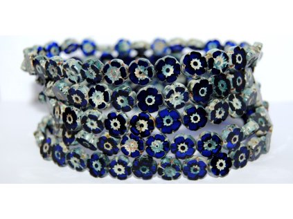 Hawaii flowers 10mm - Table cut beads