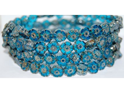 Hawaii flowers 10mm - Table cut beads