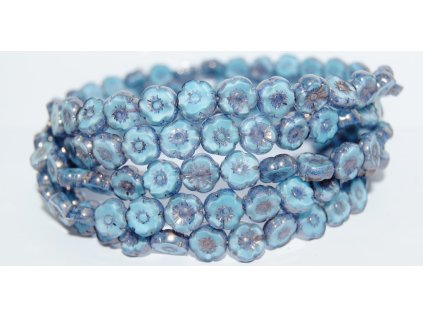 Hawaii flowers 10mm - Table cut beads