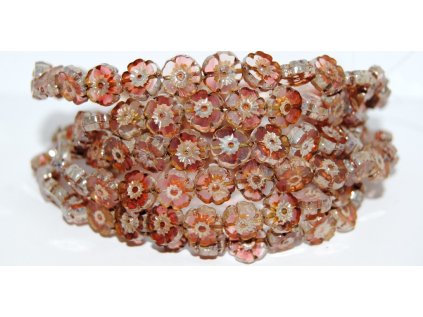 Hawaii flowers 10mm - Table cut beads