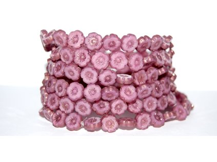 Hawaii flowers 10mm - Table cut beads