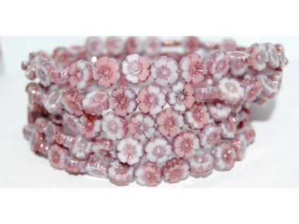 Hawaii flowers 10mm - Table cut beads