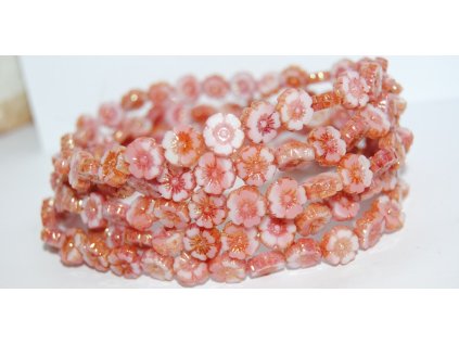 Hawaii flowers 10mm - Table cut beads