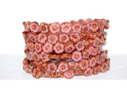 Hawaii flowers 10mm - Table cut beads