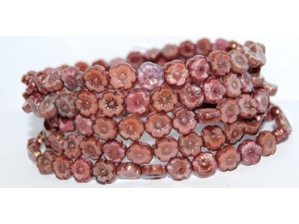 Hawaii flowers 10mm - Table cut beads