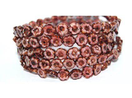 Hawaii flowers 10mm - Table cut beads