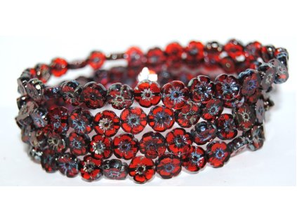 Hawaii flowers 10mm - Table cut beads