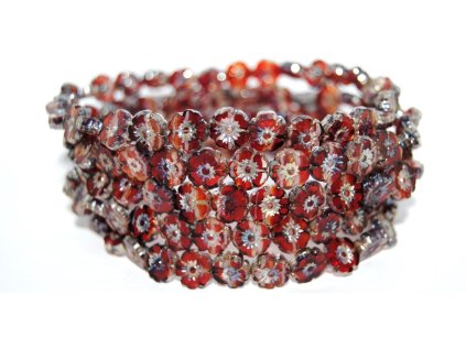 Hawaii flowers 10mm - Table cut beads