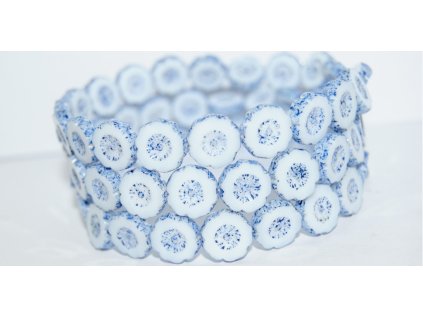 Hawaii flowers 12mm - Table cut beads