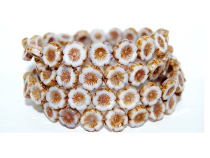 Hawaii flowers 12mm - Table cut beads