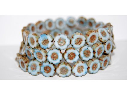 Hawaii flowers 12mm - Table cut beads