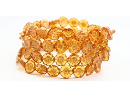 Hawaii flowers 12mm - Table cut beads