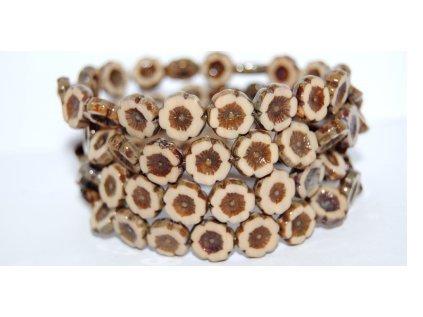 Hawaii flowers 12mm - Table cut beads