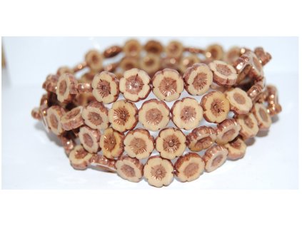 Hawaii flowers 12mm - Table cut beads