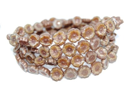 Hawaii flowers 12mm - Table cut beads