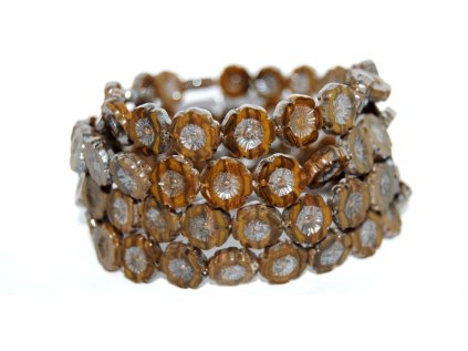 Hawaii flowers 12mm - Table cut beads