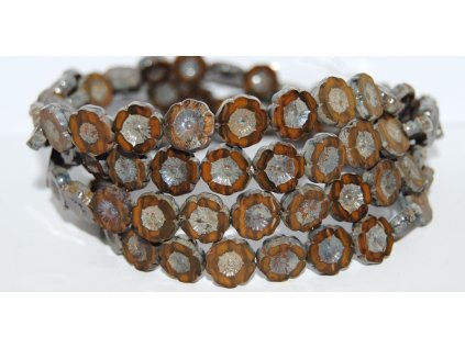 Hawaii flowers 12mm - Table cut beads