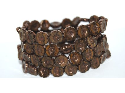 Hawaii flowers 12mm - Table cut beads