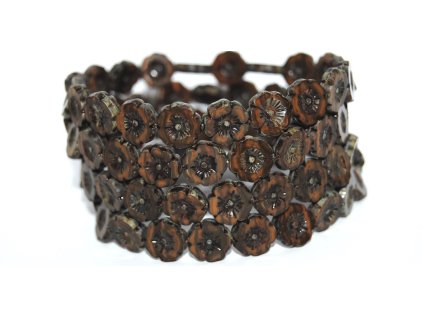 Hawaii flowers 12mm - Table cut beads