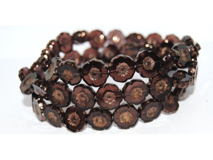 Hawaii flowers 12mm - Table cut beads