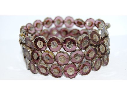 Hawaii flowers 12mm - Table cut beads