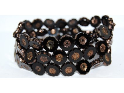 Hawaii flowers 12mm - Table cut beads