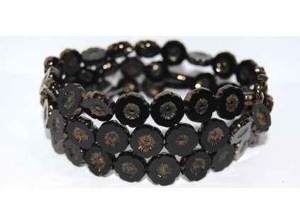 Hawaii flowers 12mm - Table cut beads