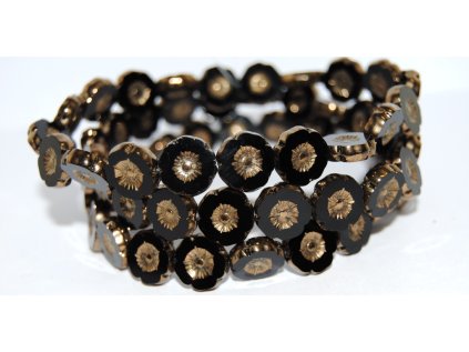 Hawaii flowers 12mm - Table cut beads