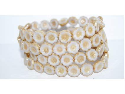 Hawaii flowers 12mm - Table cut beads