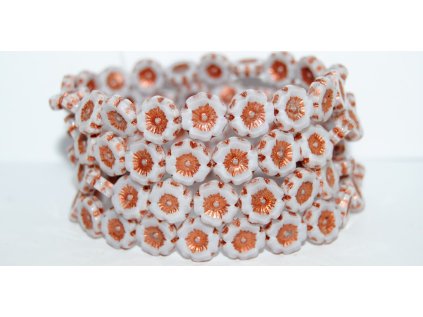 Hawaii flowers 12mm - Table cut beads