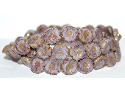 Hawaii flowers 12mm - Table cut beads