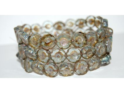 Hawaii flowers 12mm - Table cut beads