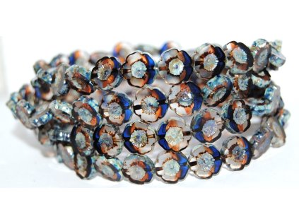 Hawaii flowers 12mm - Table cut beads