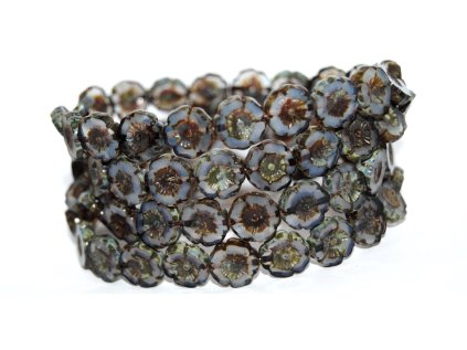 Hawaii flowers 12mm - Table cut beads