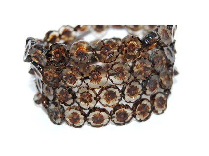 Hawaii flowers 12mm - Table cut beads