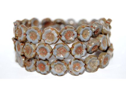 Hawaii flowers 12mm - Table cut beads