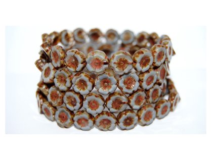 Hawaii flowers 12mm - Table cut beads