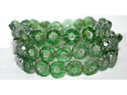 Hawaii flowers 12mm - Table cut beads