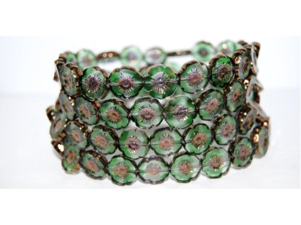 Hawaii flowers 12mm - Table cut beads