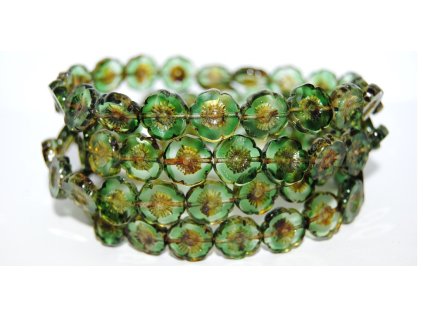 Hawaii flowers 12mm - Table cut beads