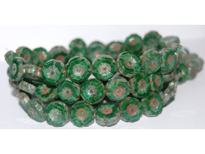 Hawaii flowers 12mm - Table cut beads